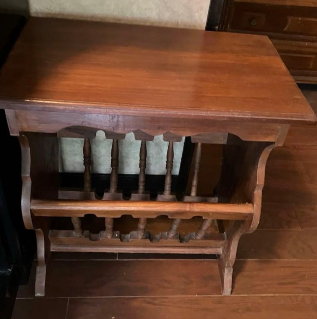 マガジンラック　アンティーク　高級品