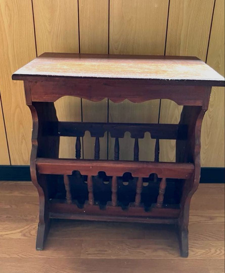 マガジンラック　アンティーク　高級品