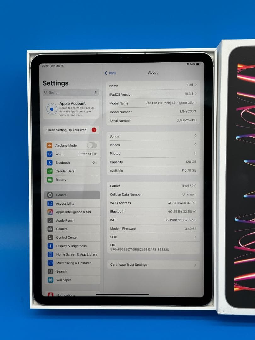 Apple iPad Pro 11インチ 第4世代 2022