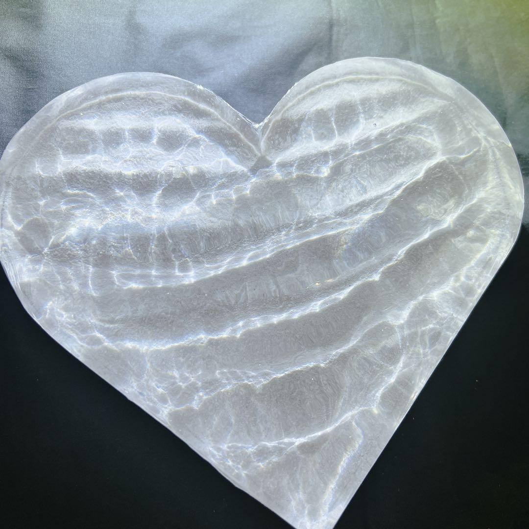 【波紋アート】AQUA ELEMENT／砂紋／15cmハート／ナチュラルサンド／