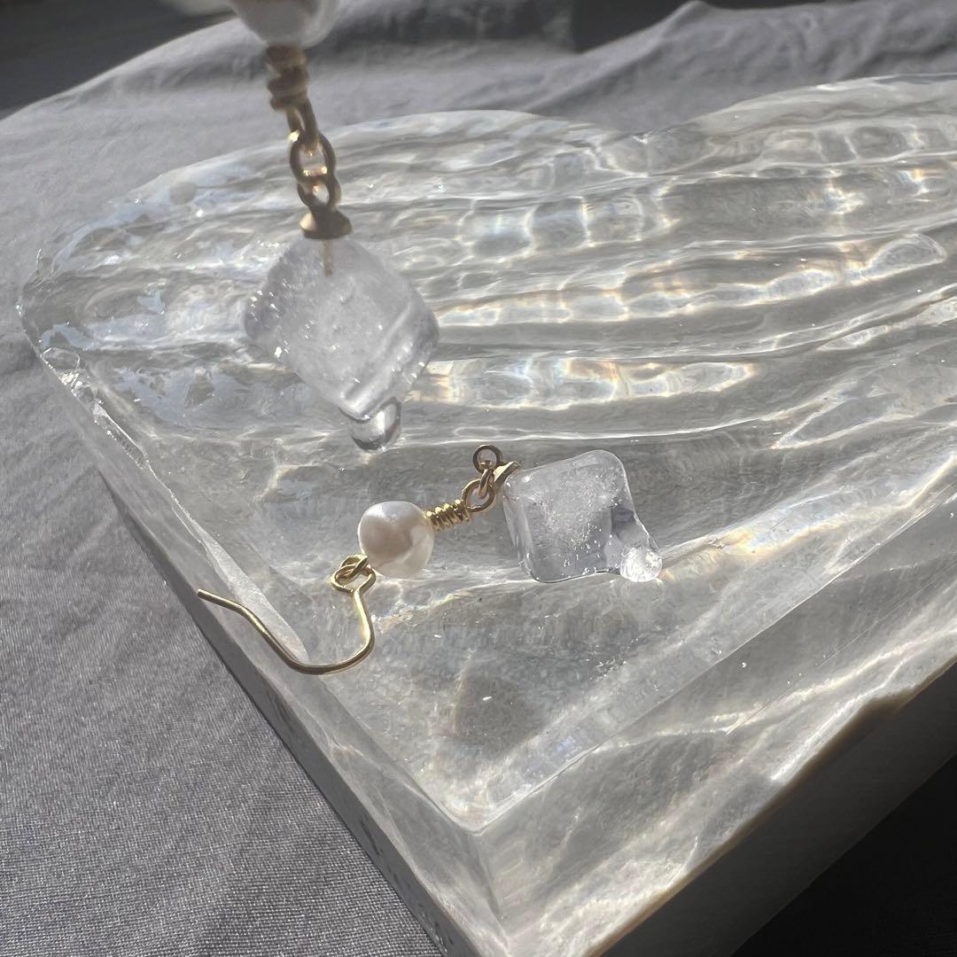 【波紋アート】AQUA ELEMENT／砂紋／15cmハート／ナチュラルサンド／