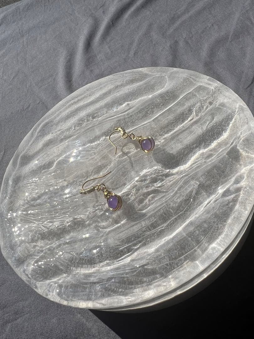 【波紋アート】AQUA ELEMENT／砂紋／15cmハート／ナチュラルサンド／