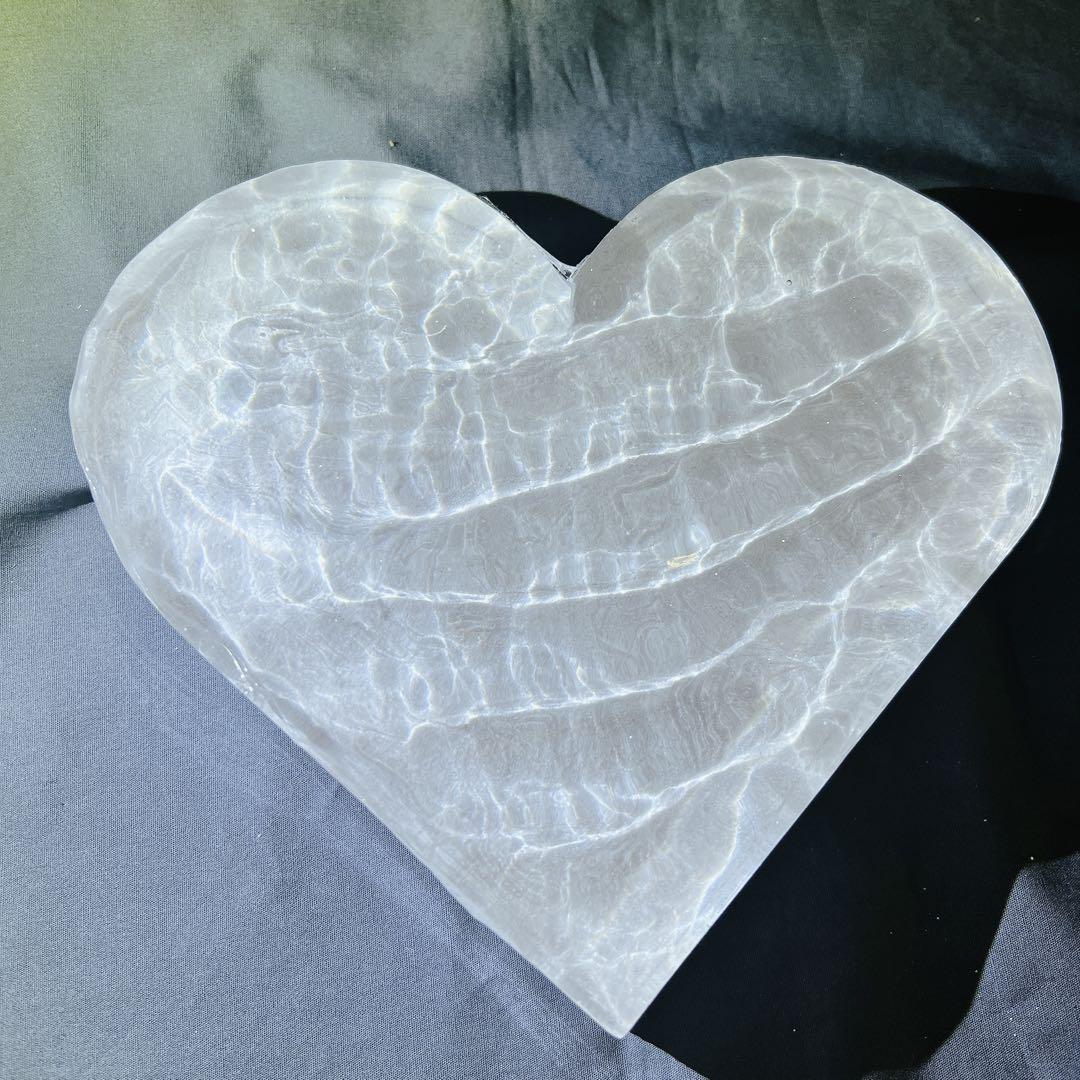 【波紋アート】AQUA ELEMENT／砂紋／15cmハート／ナチュラルサンド／