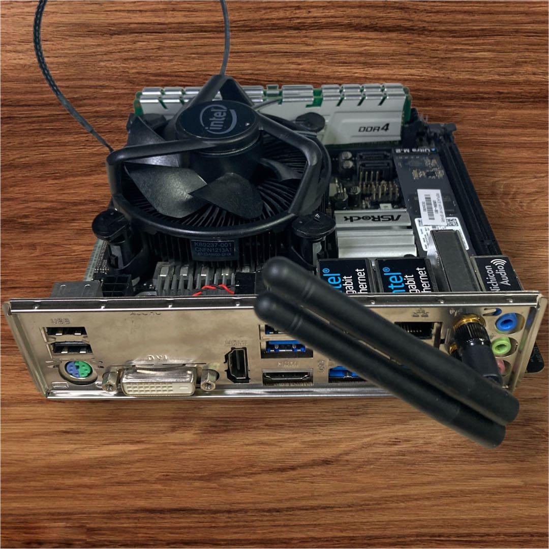 H270M-ITX/ac＋i7-6700＋16GB＋NVMe256GB　動作良好