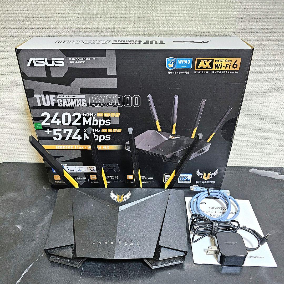 美品 ASUS Gaming AX3000 無線ルーター WIFI 6.1