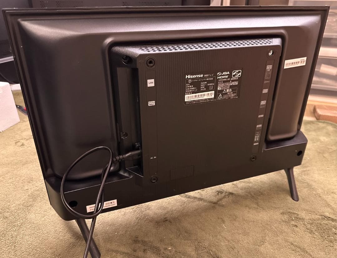 25年未使用近!ハイセンス hisense 24型　スマートテレビ 24A40N