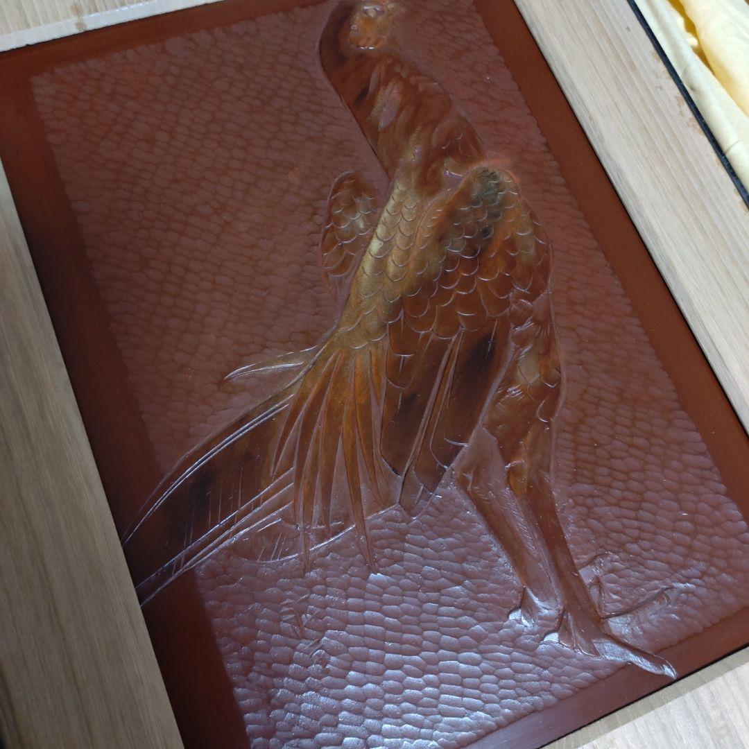 吉丸数修さんの作品　木製彫刻 鳥