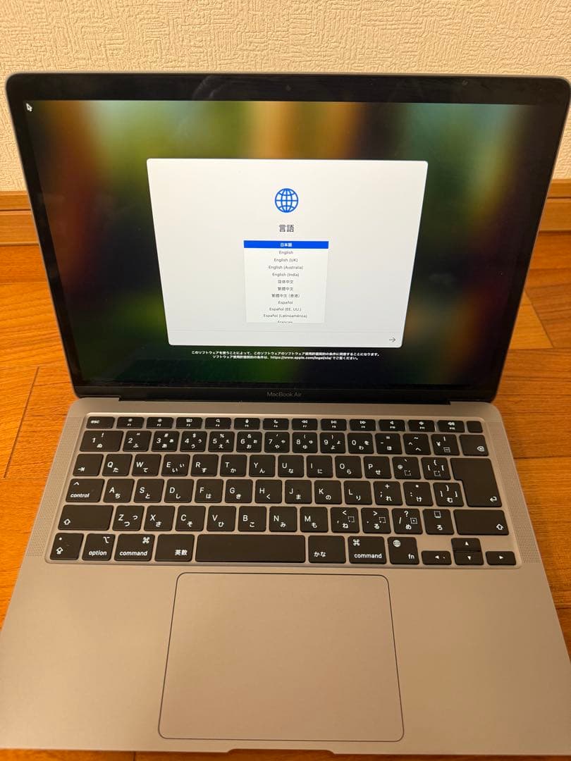 MacBook Air (M1, 2020)スペースグレイ 16GB/256GB