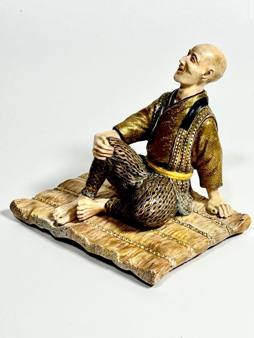 十二代 沈寿官 老爺陶人形 明治 薩摩焼 本薩摩