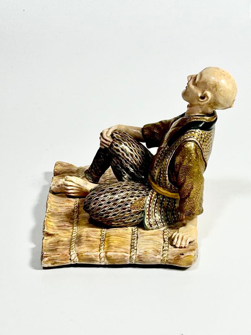 十二代 沈寿官 老爺陶人形 明治 薩摩焼 本薩摩