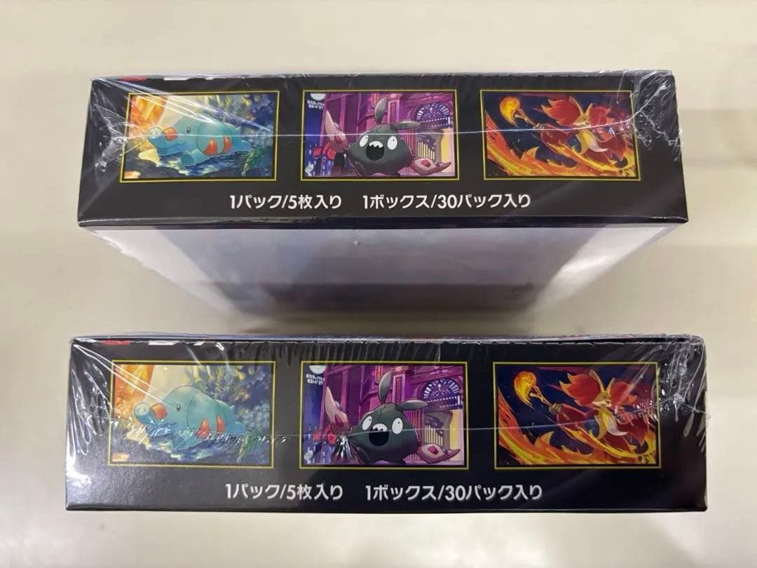 シュリンク有　ポケモンカードbox 　ニンジャスピナー2箱