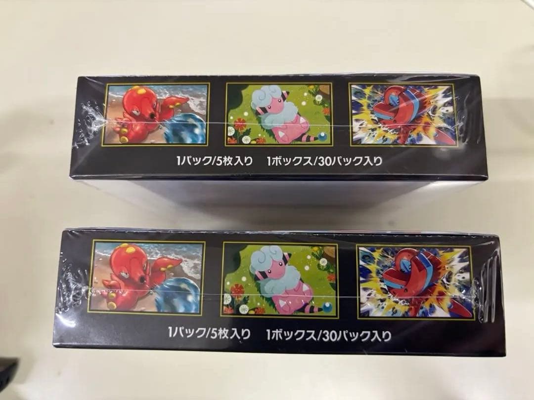 シュリンク有　ポケモンカードbox 　ニンジャスピナー2箱