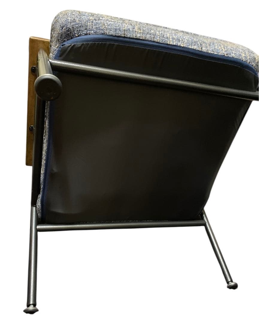 ソファ 1人 シングル カフェ インダストリアル ブルー