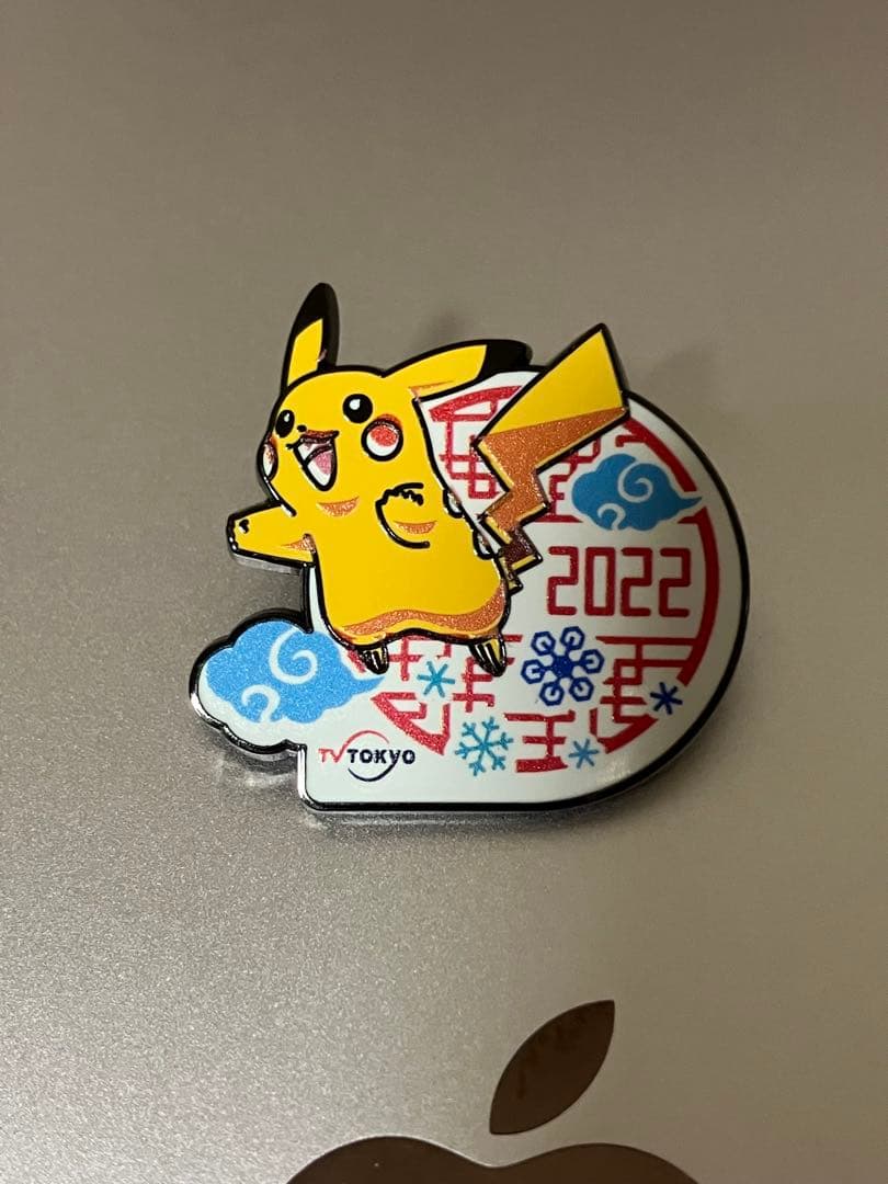 北京 2022 五輪　ピカチュウ　テレ東　メディア ピンバッチ