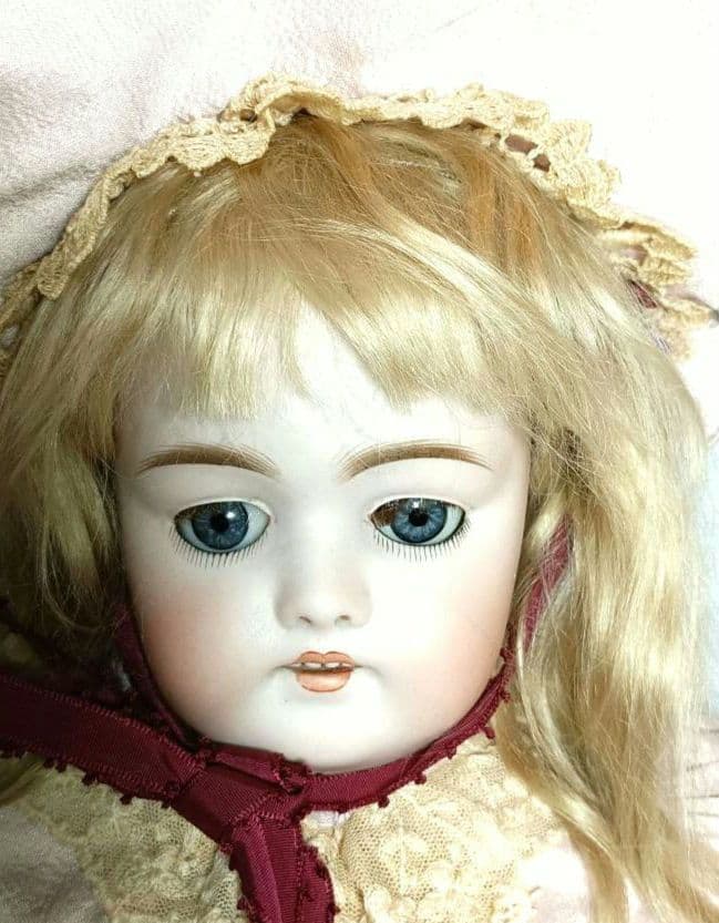 K2⭐アンティークドール　ケストナー168　ベビーピンクのゴージャスな春の装い⭐