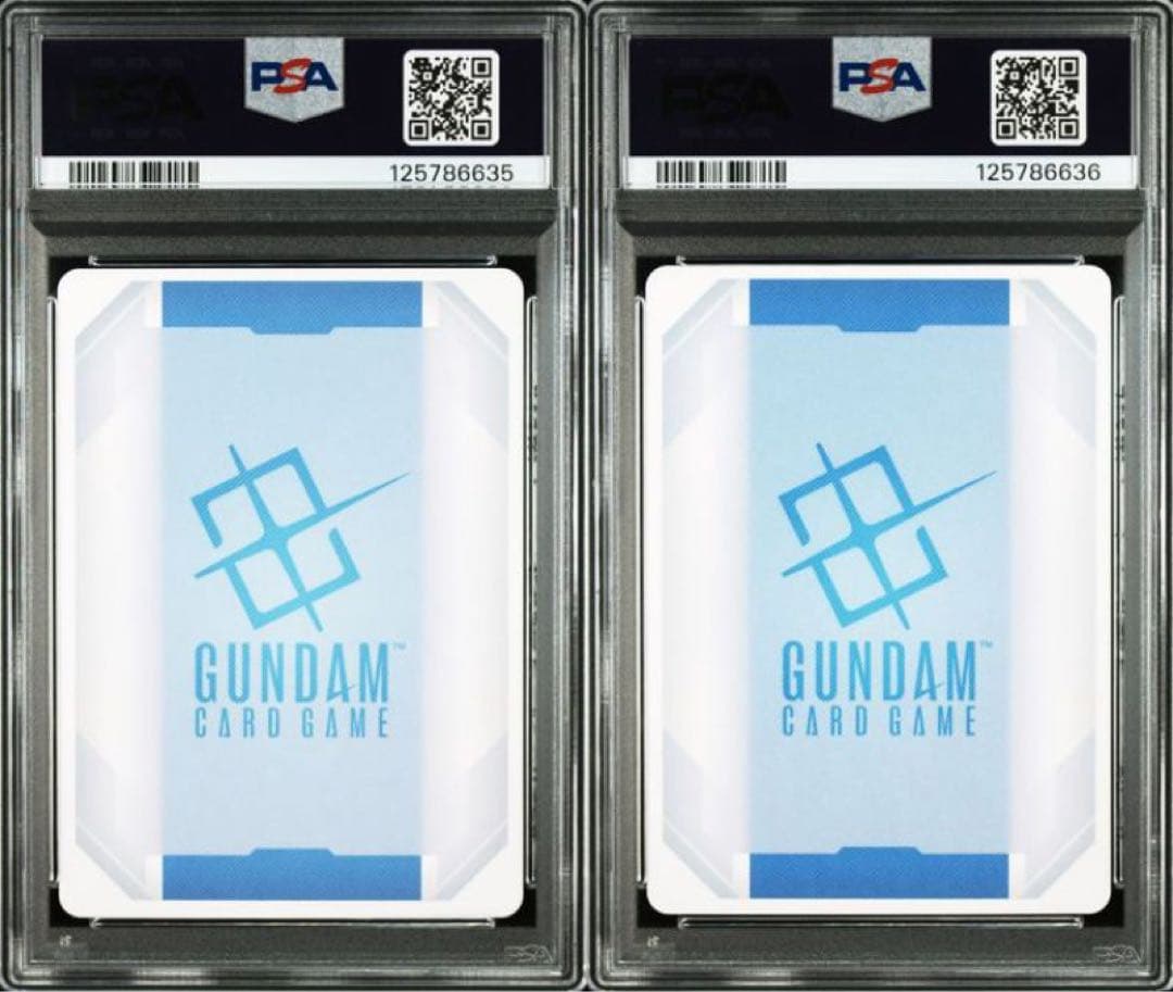 ガンダムカードゲーム　ザクⅡ シャア・アズナブル　　β　PSA10 連番