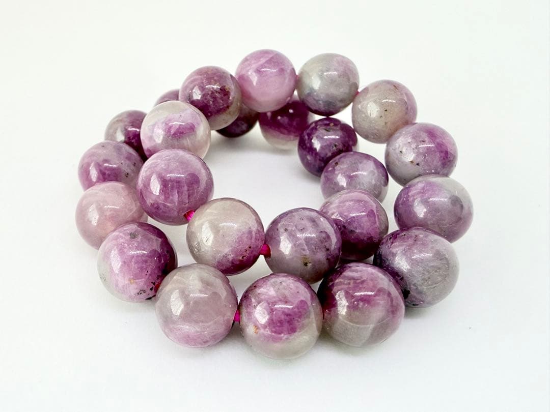 【1点物】南アフリカ産高発色ルビー8mmブレス｜7月誕生石｜勝利運・情熱・成功運