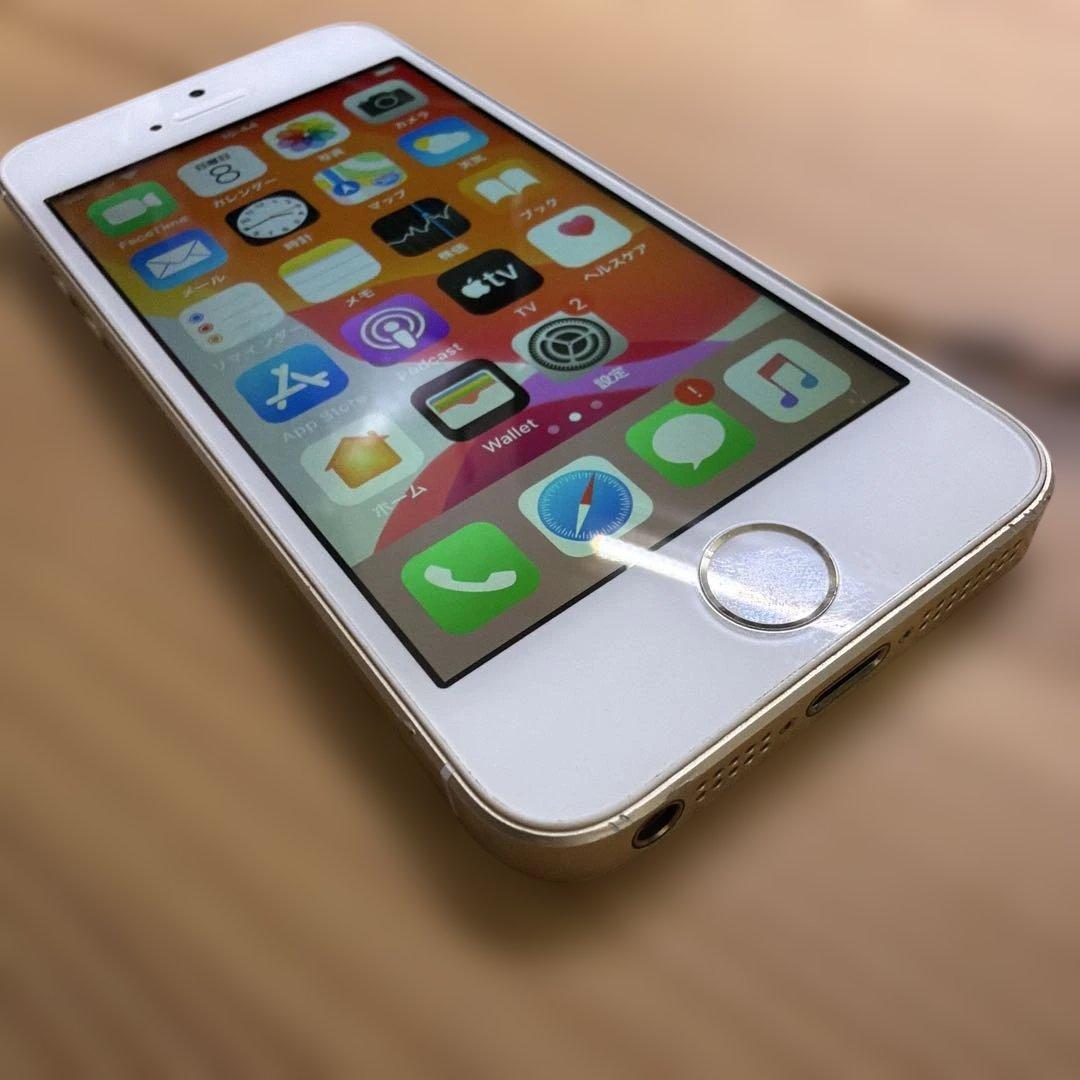 iPhone SE （第1世代） 64GB ゴールド　バッテリー77%