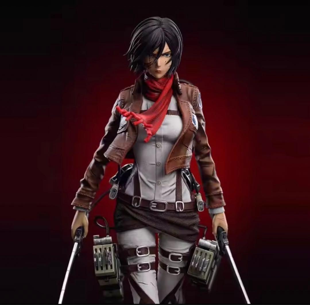 たーくん品　進撃の巨人ガレージキット　ミカサ・アッカーマン リヴァイ　2種