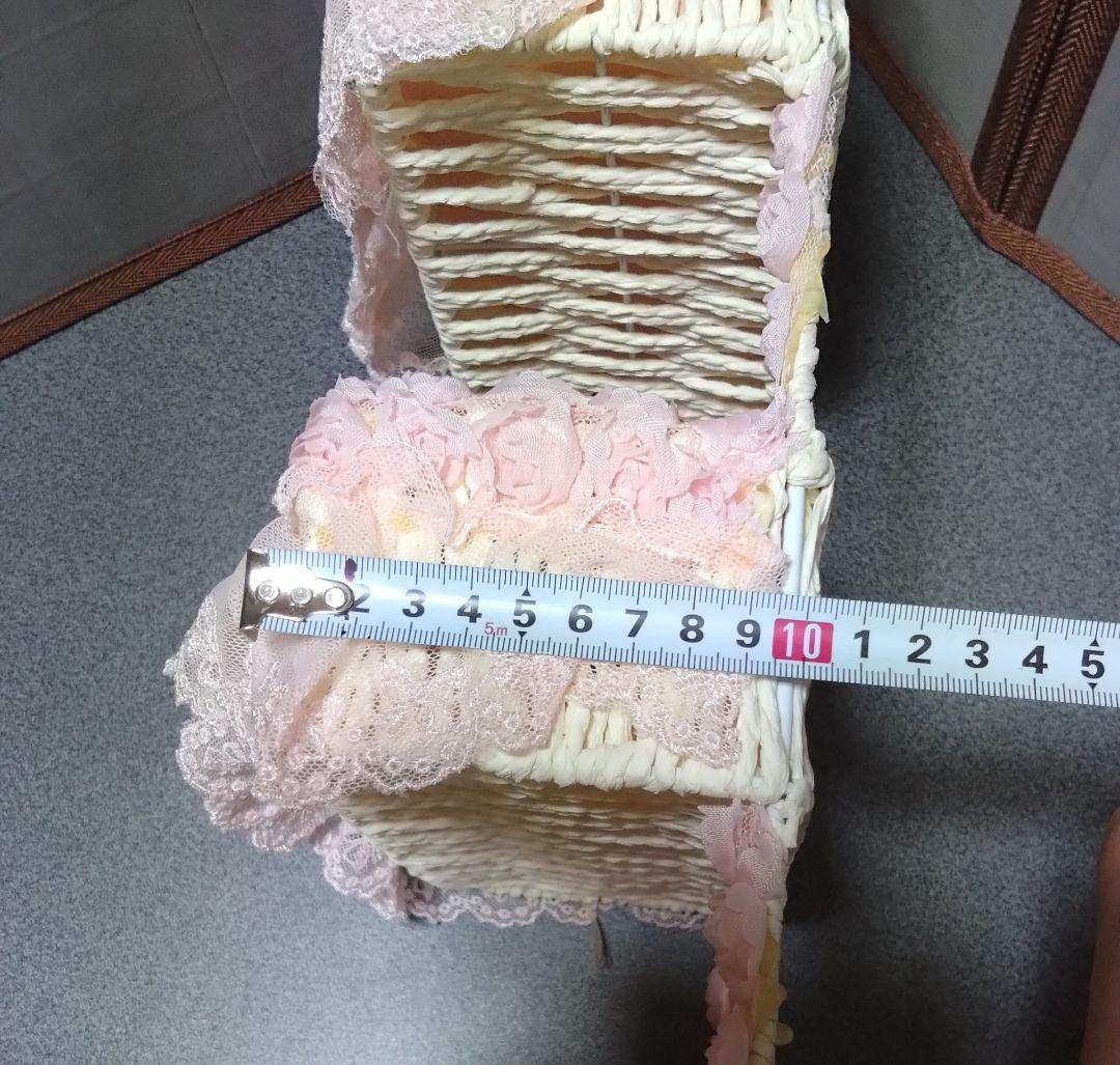 3段チェスト　3段小物入れ　レース仕様　お姫様仕様　姫デコ