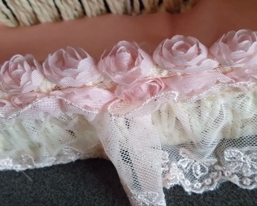 3段チェスト　3段小物入れ　レース仕様　お姫様仕様　姫デコ