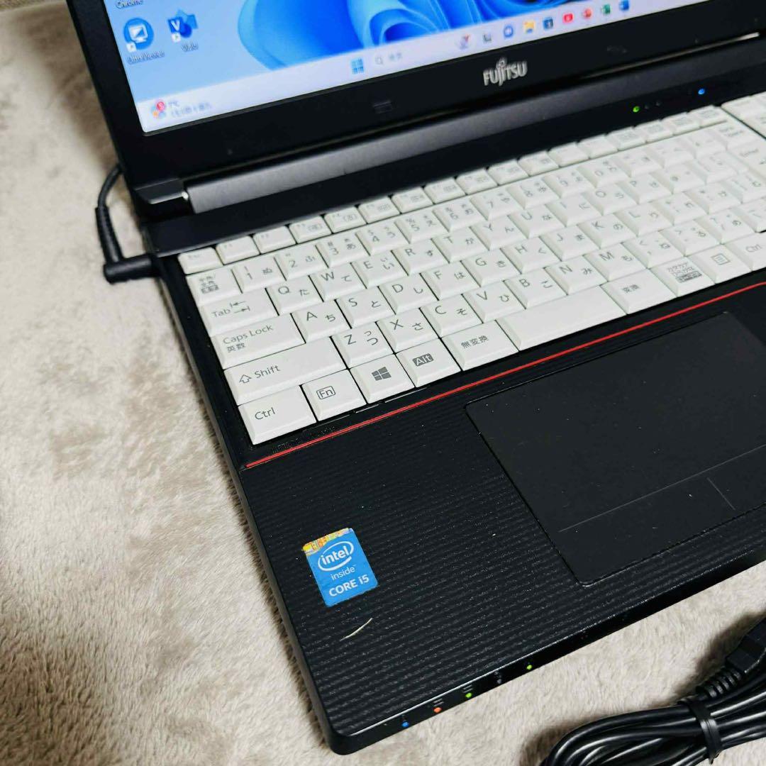 S285 Fujitsuノートパソコン i5メモリ8G高速 Windows11