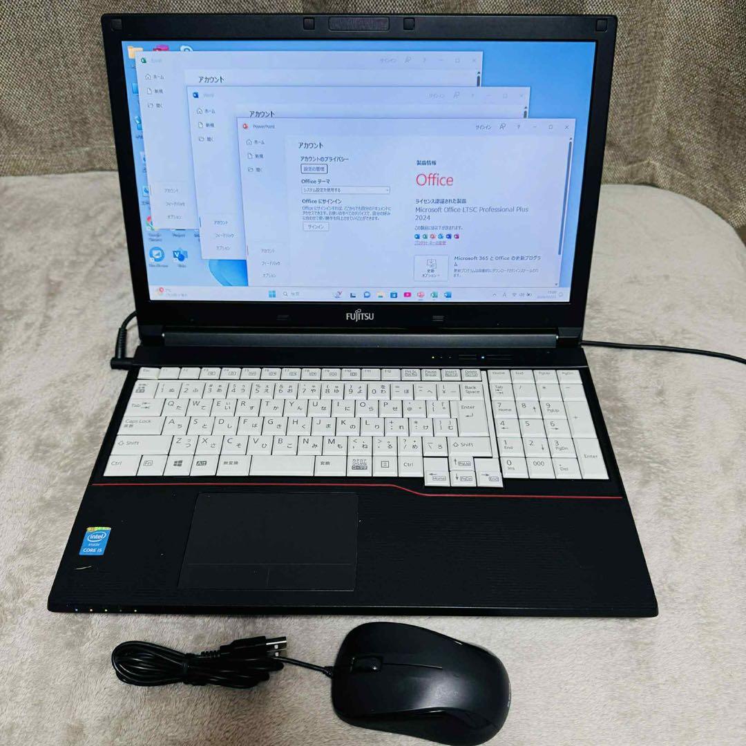 S285 Fujitsuノートパソコン i5メモリ8G高速 Windows11