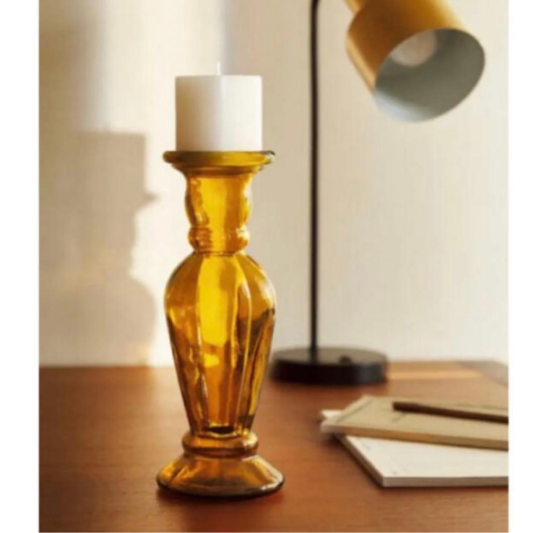 ZARA ガラス キャンドルスタンド　花瓶