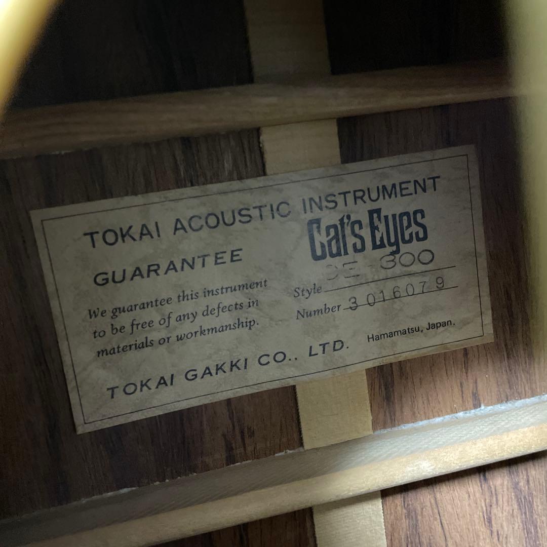 キャッツアイ　激レア アコースティックギターCE-300 Cat‘s Eyes