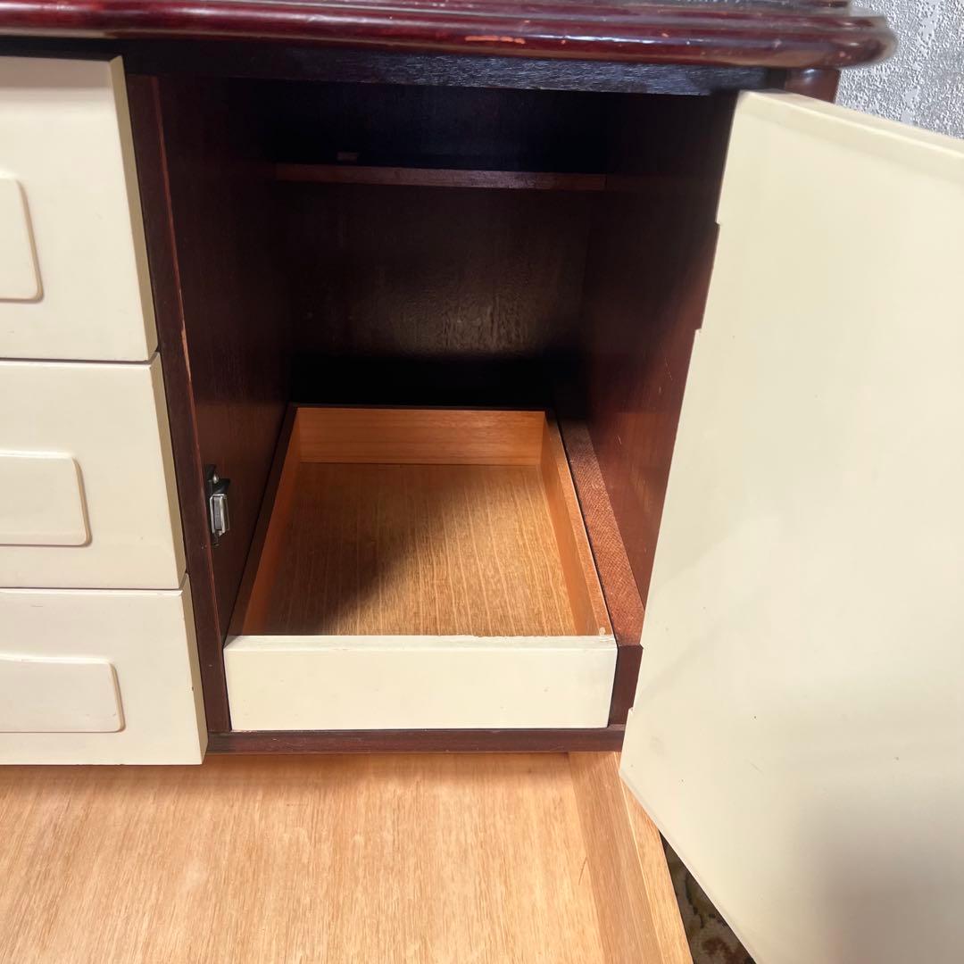 ꧁アンティーク調꧂チェスト アイボリー ブラウン ヴィンテージ ビンテージ