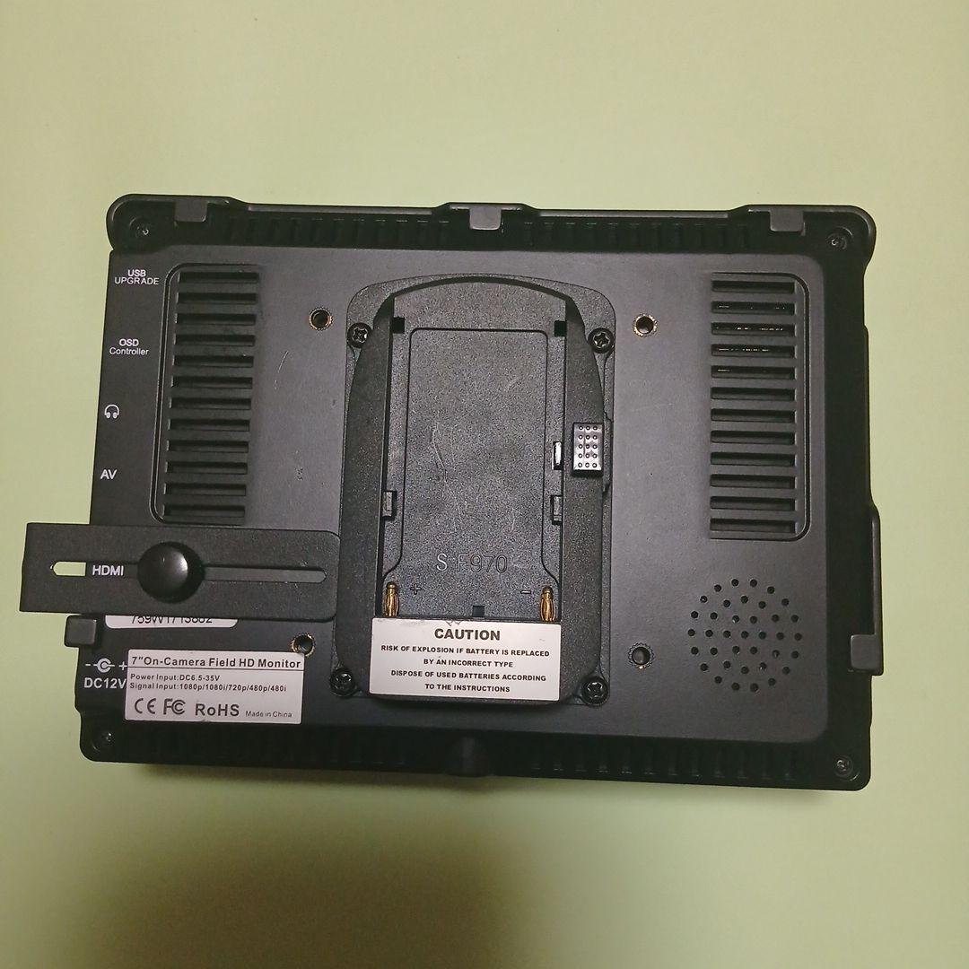 NEEWER 7インチ モニター本体+バッテリー2本 動作確認済ほぼ未使用です
