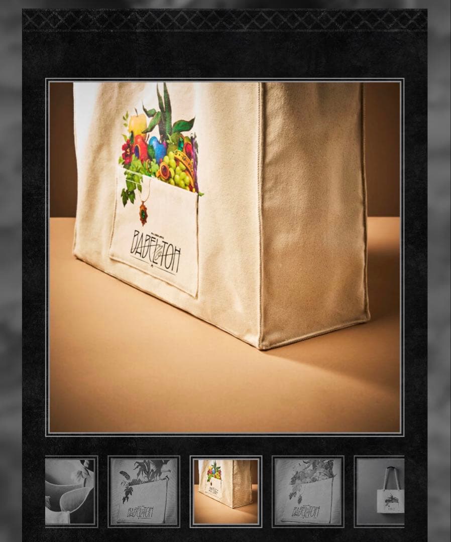 “BABEL no TOH” ローブハンドルバッグ