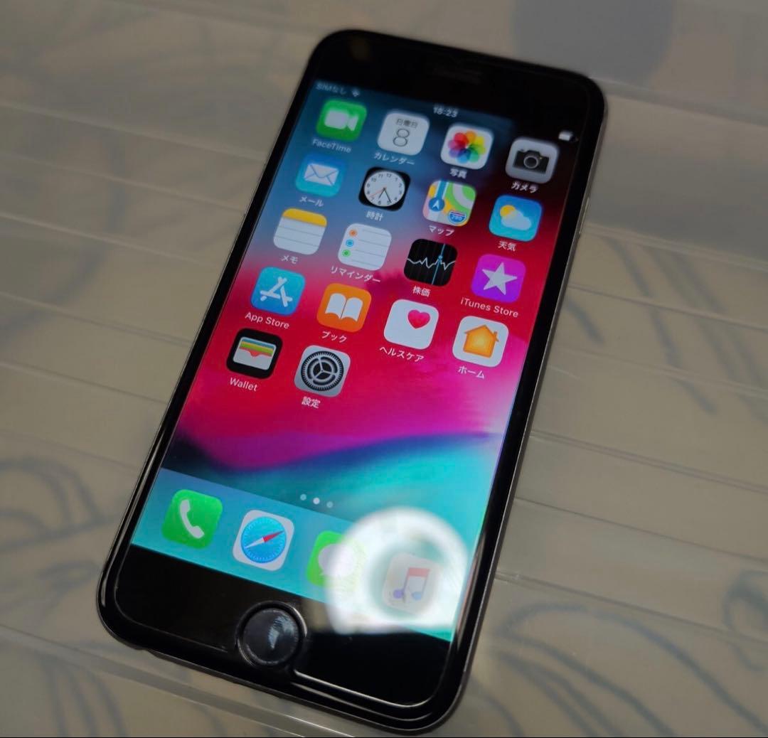 Apple iPhone 6 64gb スペースグレイ エアドロ可 100%