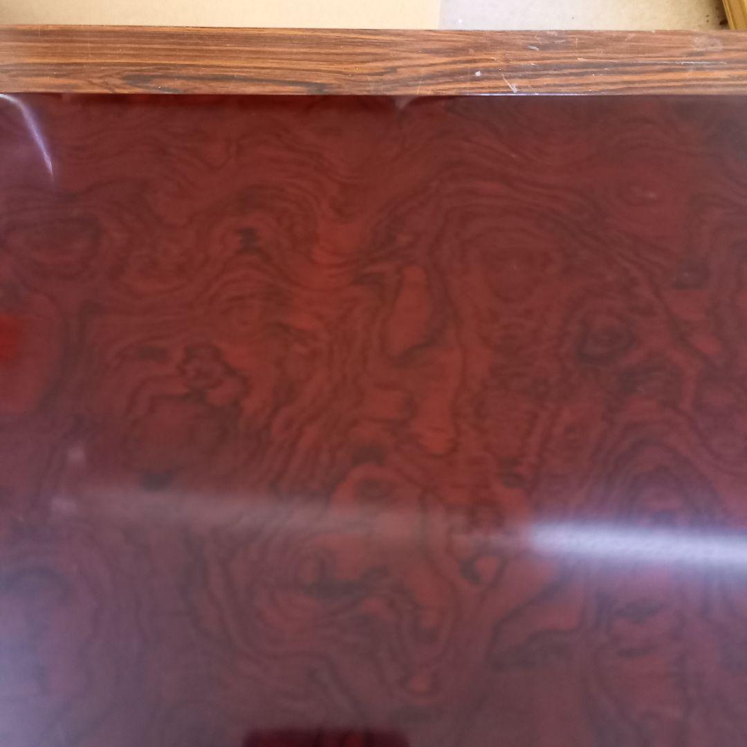 新品未使用　木製　紫檀調　高級花台　12号　36センチ　日本製