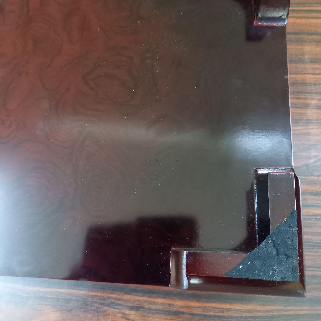 新品未使用　木製　紫檀調　高級花台　12号　36センチ　日本製