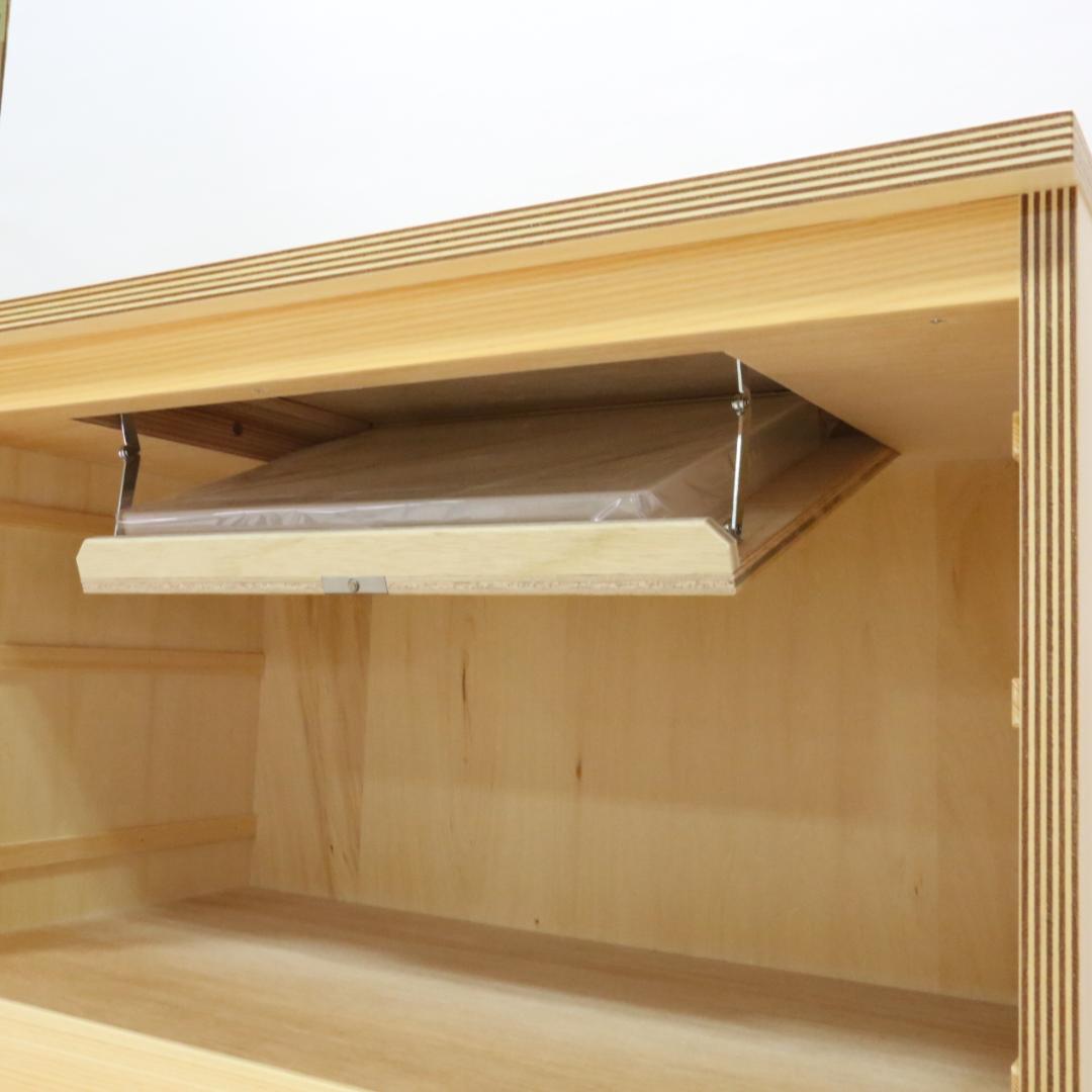 し収納付チェスト　ハンドメイド　02184