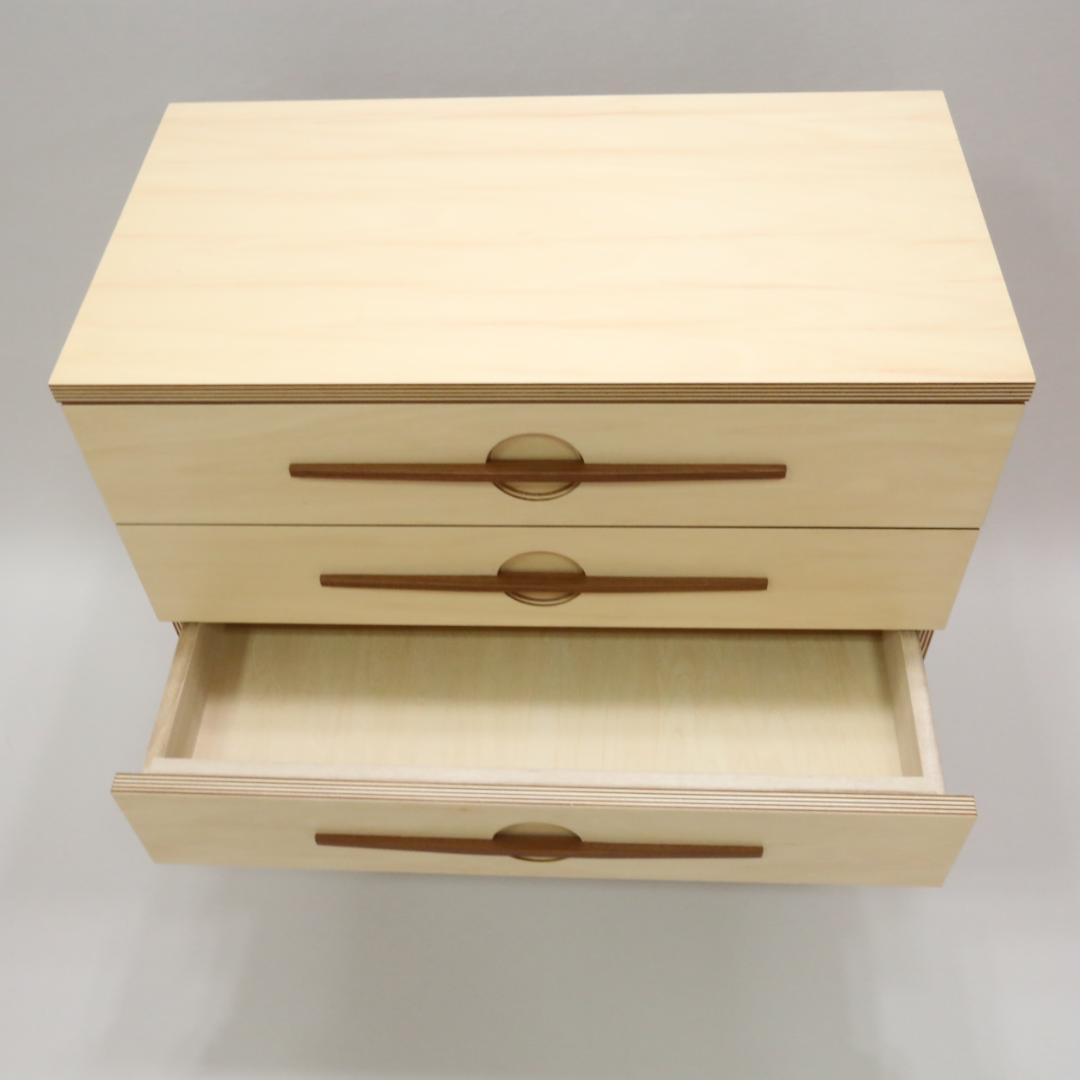 し収納付チェスト　ハンドメイド　02184