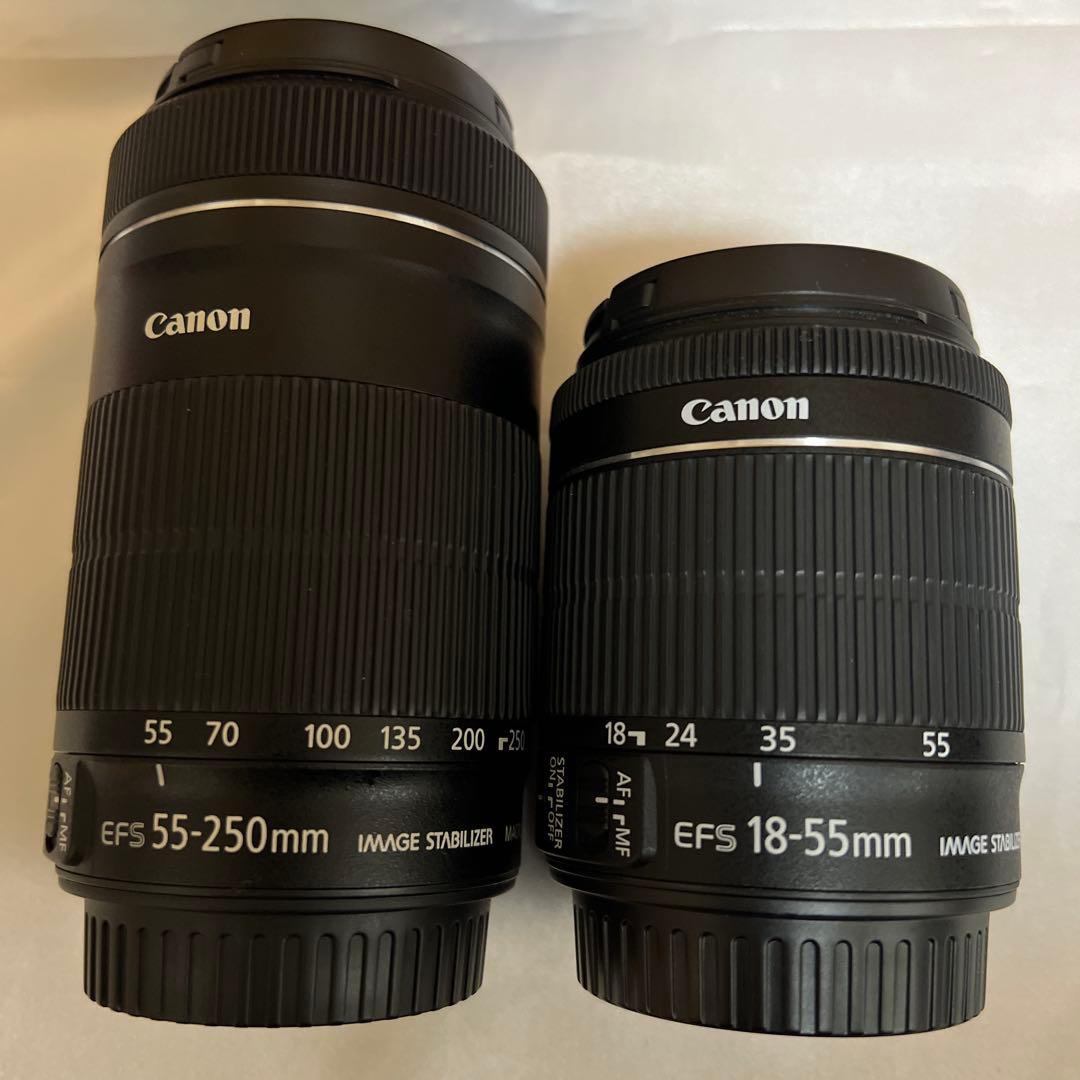 Canon EOS Kiss X8i ダブルズーム 一眼レフカメラ　フルセット