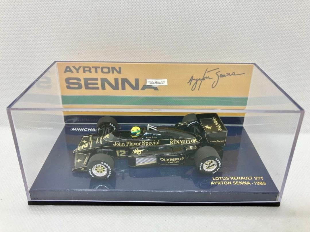 ★1/43★ロータス ルノー 97T★アイルトン・セナ★JPSタバコカスタム★
