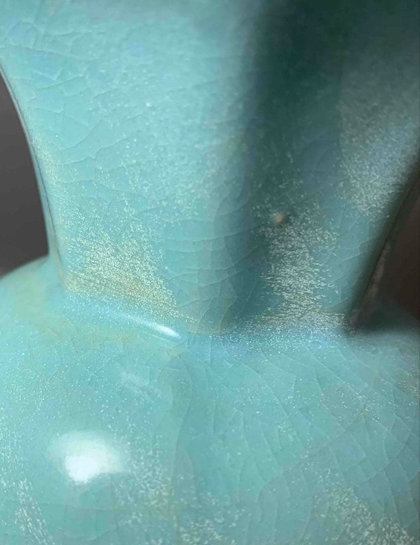 中国 輪花口下捻子形瓶　f12230910