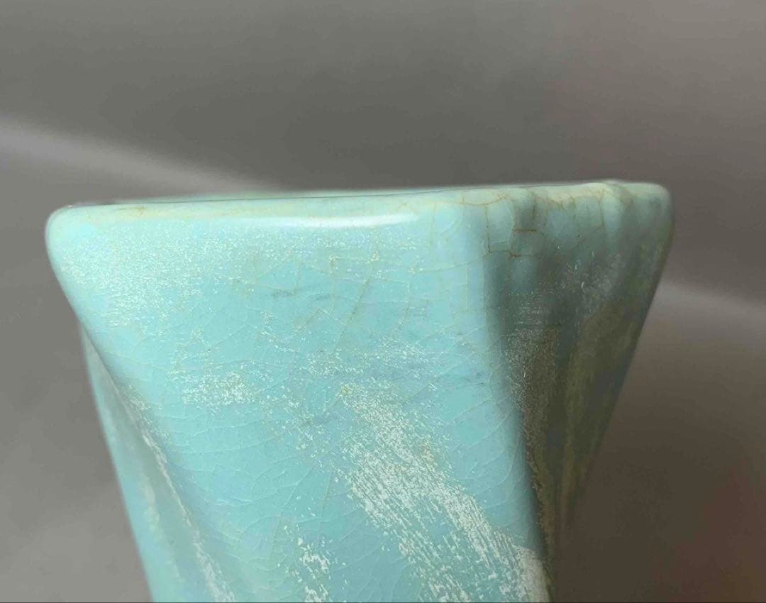 中国 輪花口下捻子形瓶　f12230910