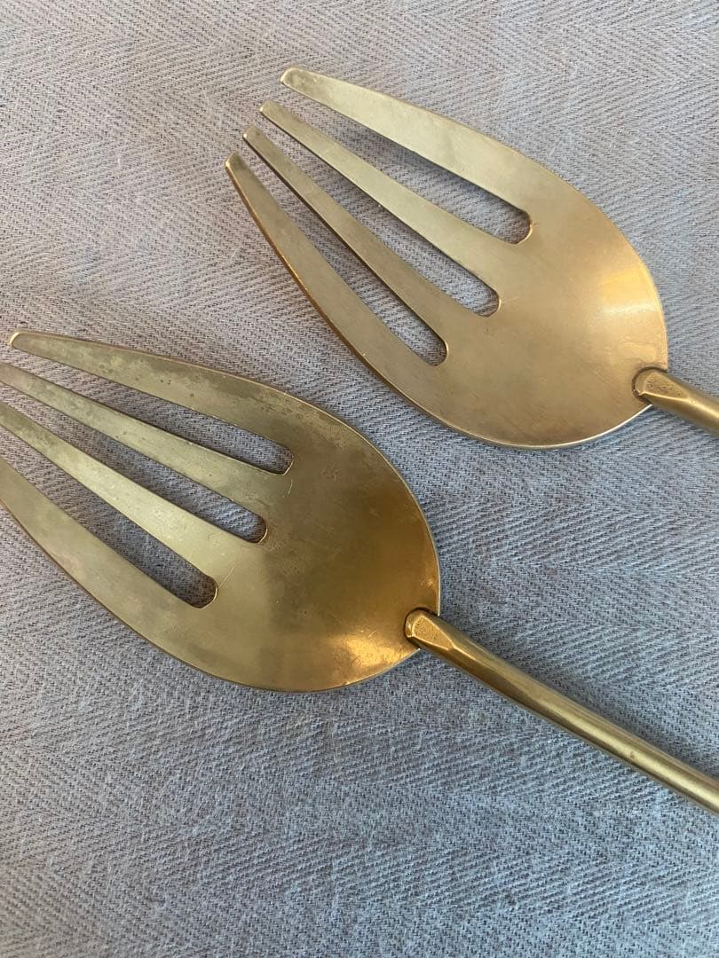 Lue／ルー　真鍮　よつばフォーク　2本