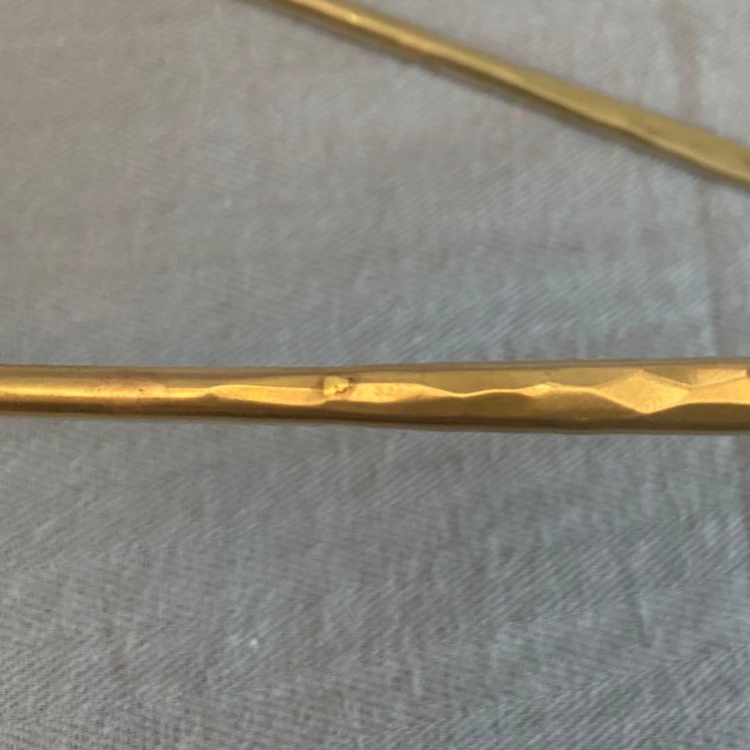 Lue／ルー　真鍮　よつばフォーク　2本
