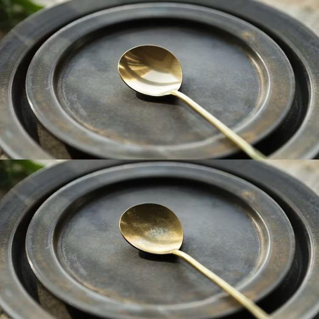 Lue／ルー　真鍮　よつばフォーク　2本