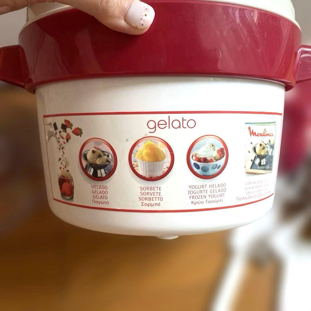 Moulinex gelato アイスクリームメーカー　ジェラートマシーン