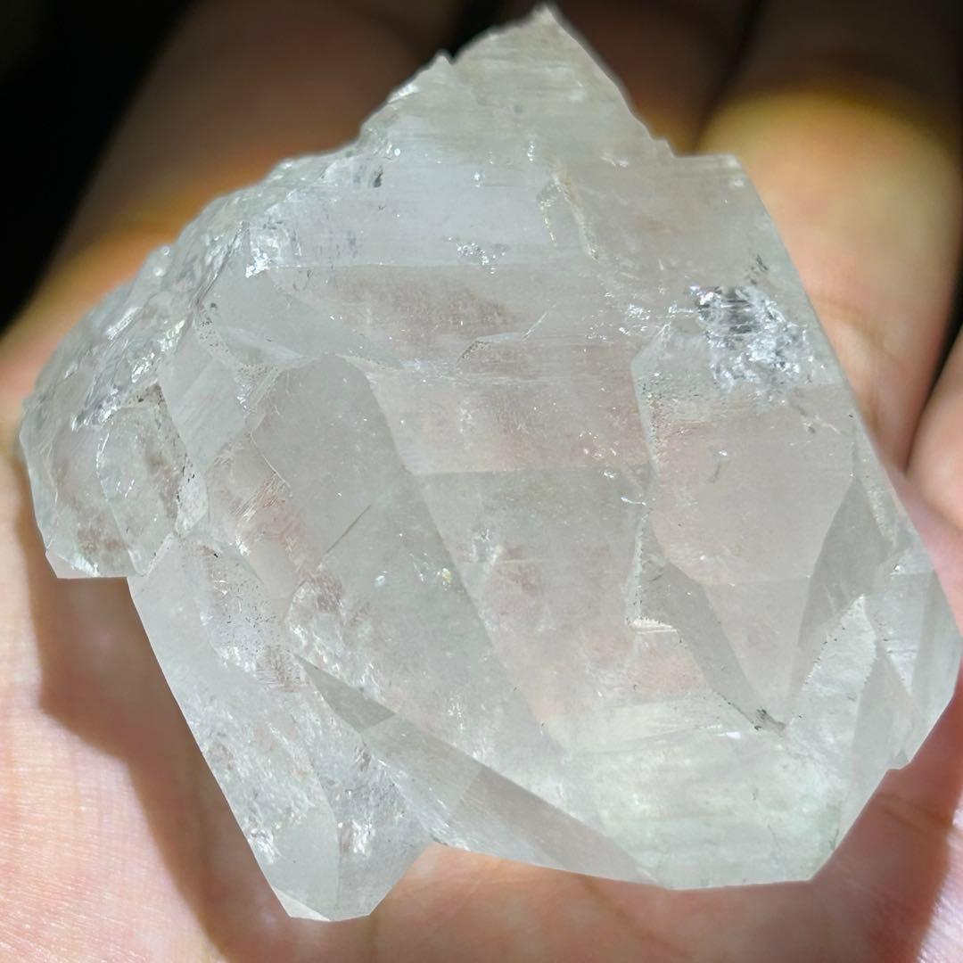 ☆別格高級品！福徳龍神秘宝②！マニカラン　トライゴニック　水晶　原石　クラスター