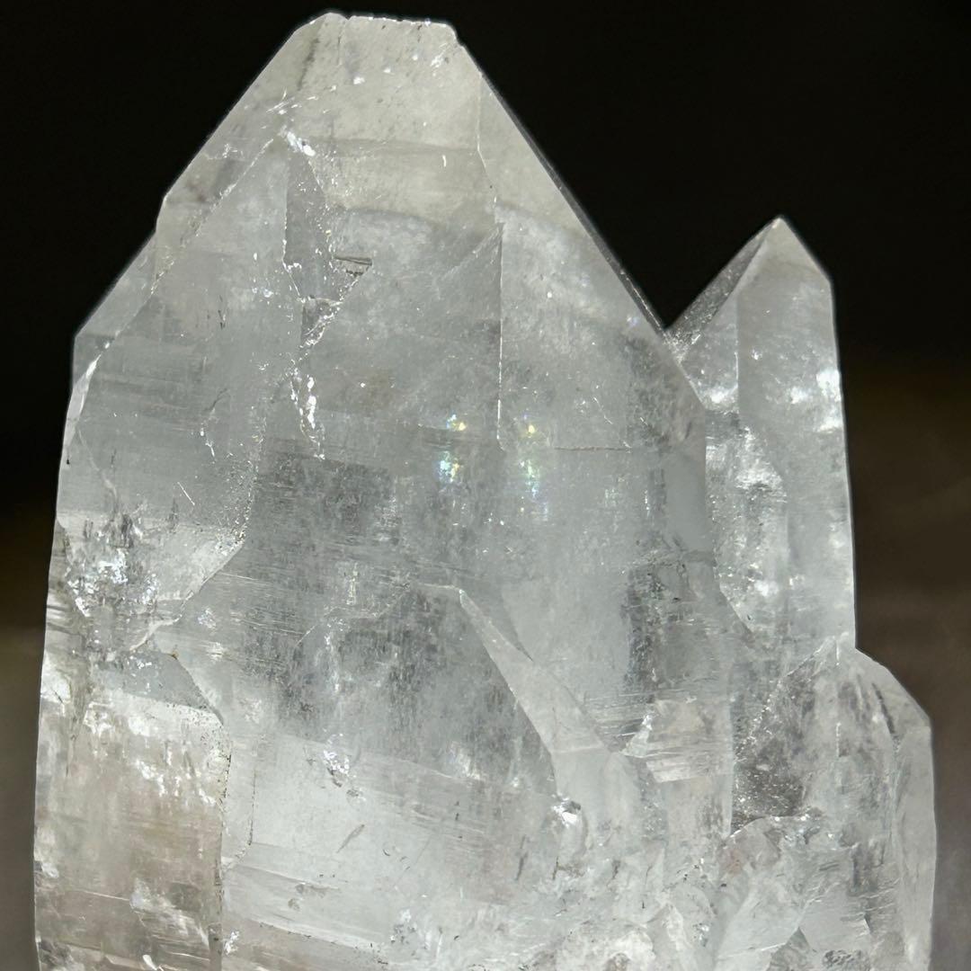 ☆別格高級品！福徳龍神秘宝②！マニカラン　トライゴニック　水晶　原石　クラスター