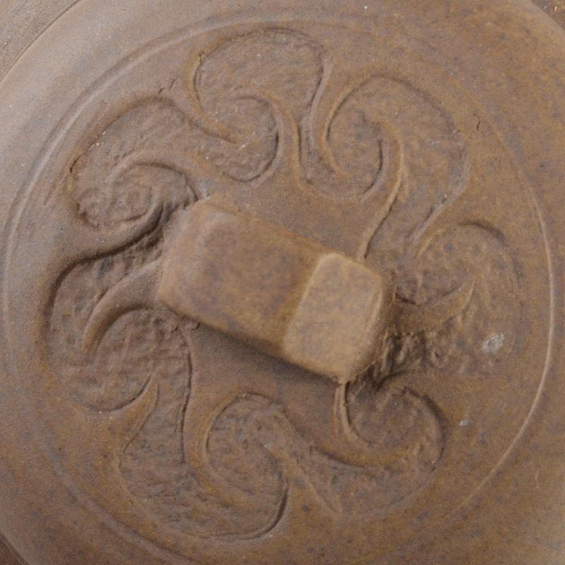 中国　顧景舟銘　紫砂　朱泥　急須　茶壷　V　R6903