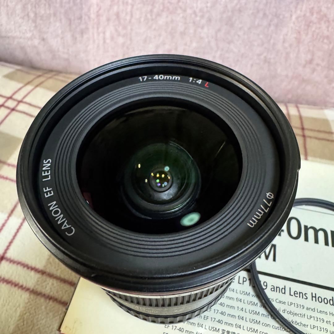 【美品】【箱説付き】EF17-40mm F4L USM 広角ズームレンズ