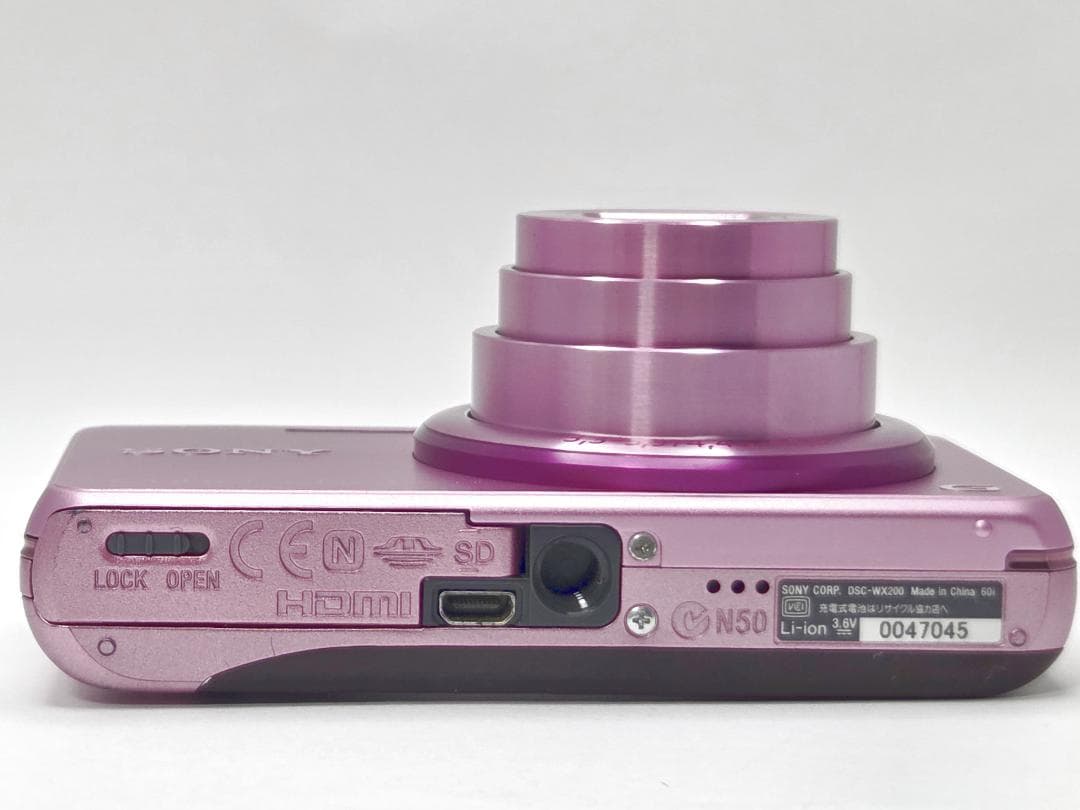 ソニー　Sony Cyber-shot DSC-WX200 ピンク《動作確認済》